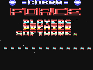 Cobra title screen for Commodore 64